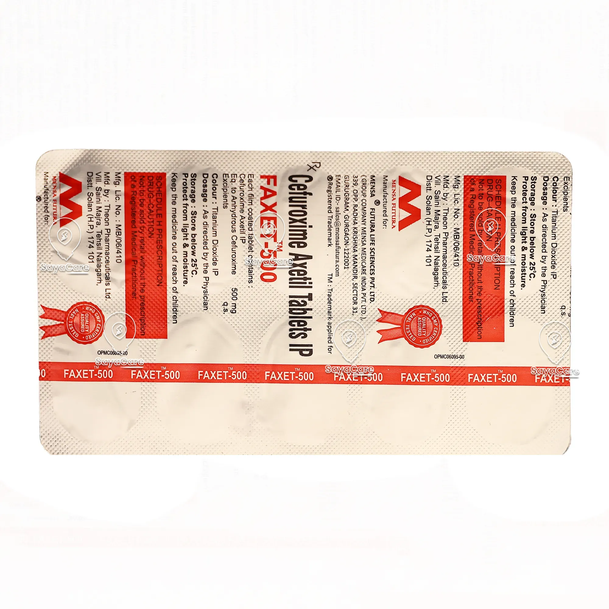 Safex Tablet/Capsule: Uses, Side Effects, Price | Generic| SayaCare